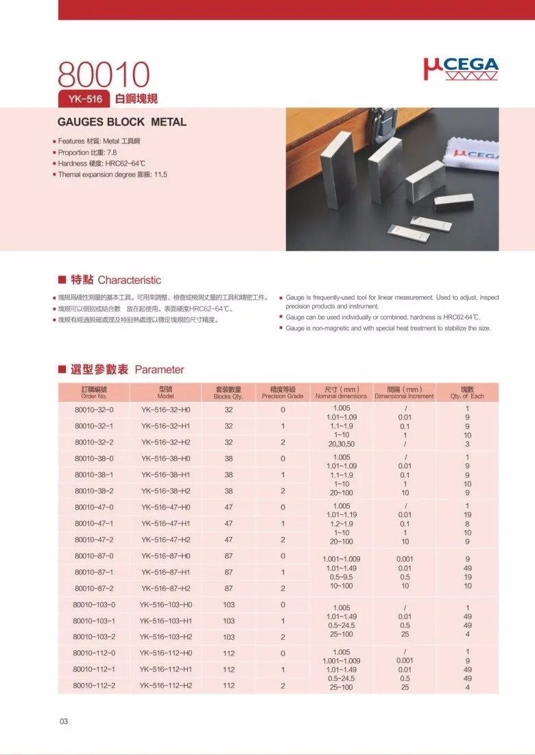 Block Gauge Caliper Inspection Block Gauge Measuring Tools Steel Block