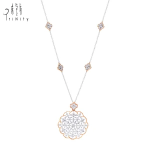 Newest Girls Gift Vintage Style 18K Gold Party Antique Necklace Luxury Bridal Jewelry Set