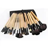 high quality makeup 24pcs/set pink color wooden makeup brush Cosmetic tool single pcs and Private Label Customized Available