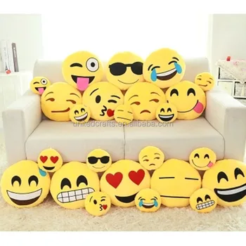 Cartoon Plush Pillows Carton Sofa Cushion Buy Emoji Pillow