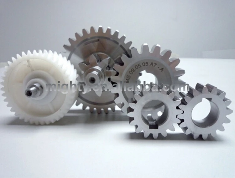 Pom/ Plastic 12 Tooth Spur Gears With Customized Bore Dia Mod.2 Spur