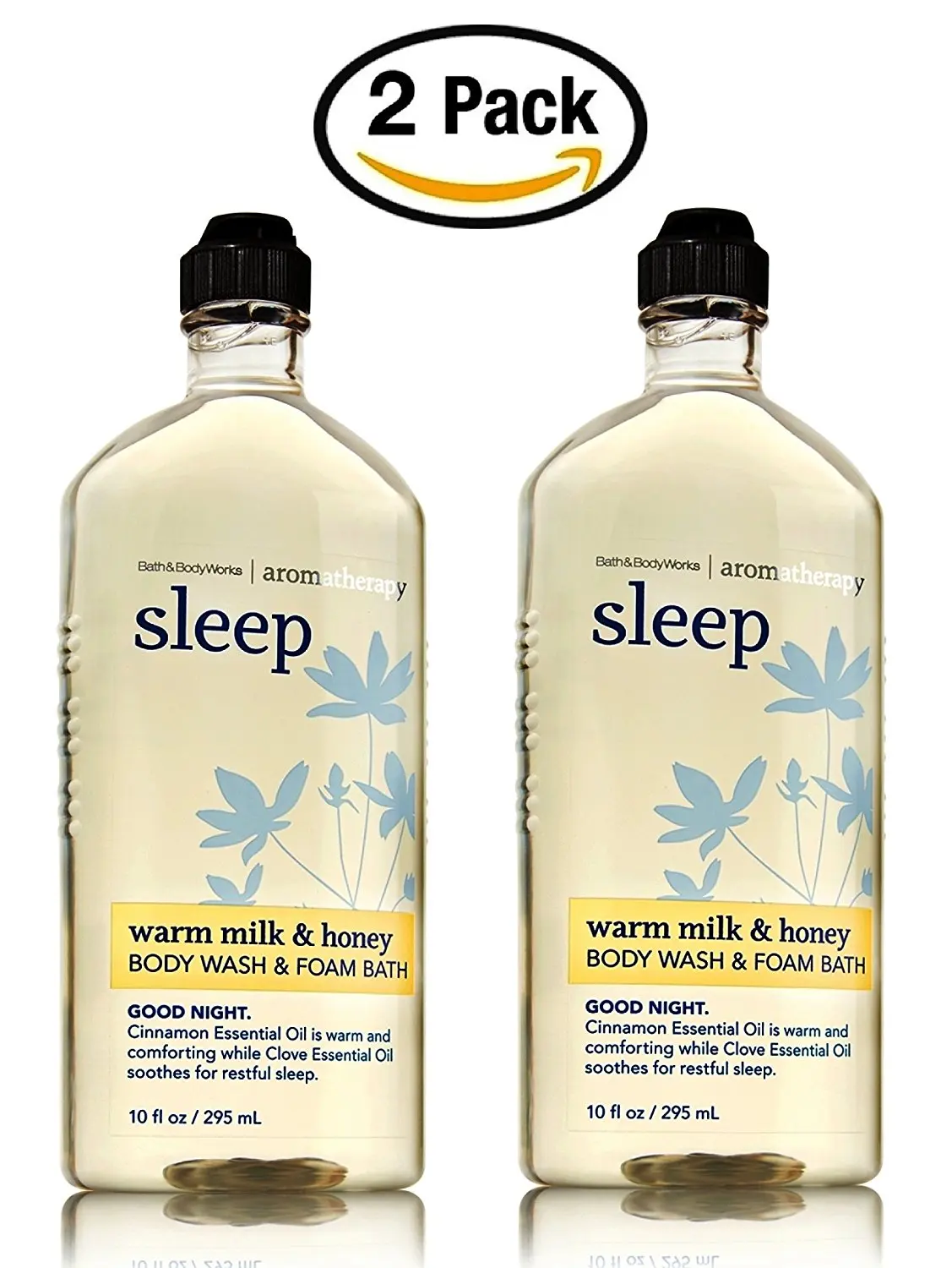 Warm Milk And Honey Body Wash And Foam Bath Set Of Two Bath And Body Works Aromatherapy Sleep Shower Gel And Bubble Bath 10 Oz Each