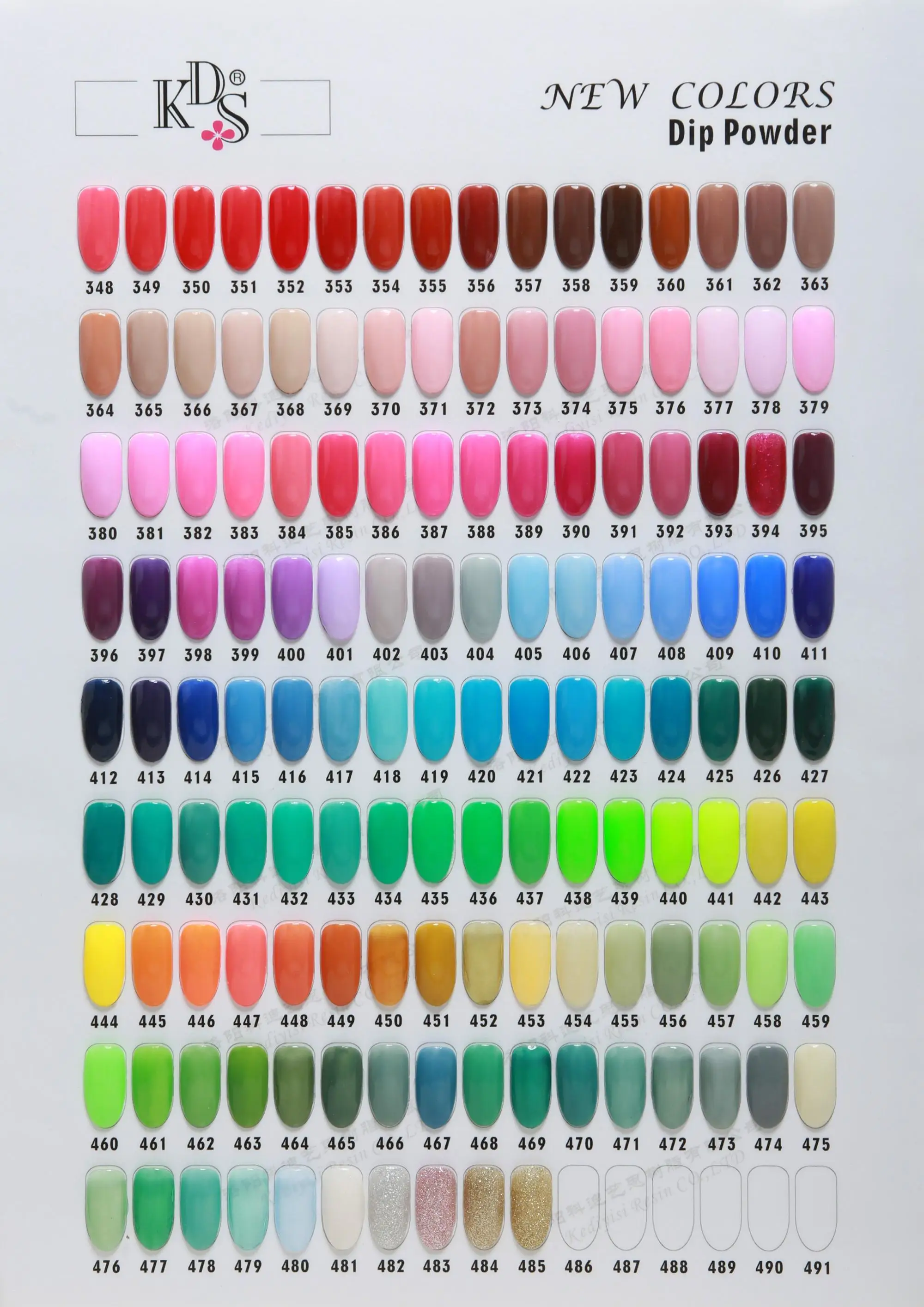 modelones-dip-color-chart