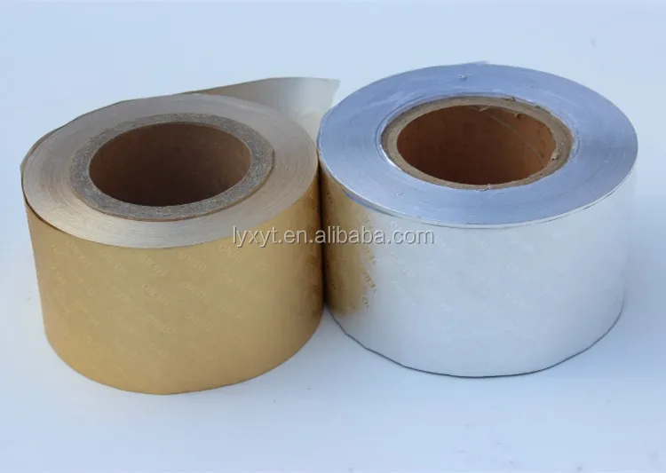 Embossed Cigarette Gold Alu Foil Paper/aluminum Foil Wrapping Paper