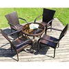 Wholesale PE rattan table and chairs table and chair