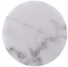 guangxi white marble coasters customized size 10CM round