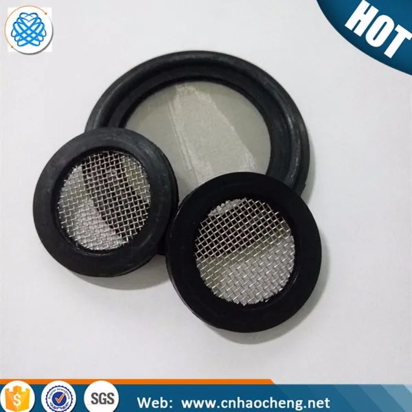 Shower Head Hose Filter Washer Stainless Steel Rubber Washer Filter