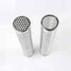 Plastic 12 \"pellet smoker hastelloy perforated metal mesh filter tube