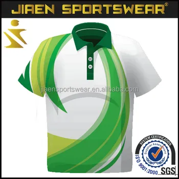 jersey design green and white
