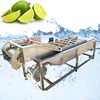New Style Fruit Kiwi Peach Pear Lemon Grapes Dates Drying Washing Machinery Green Cabbage Vegetable Air Bubble Cleaning Machine