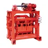QT4-40 hand press soil block making machine myib interlocking brick machine