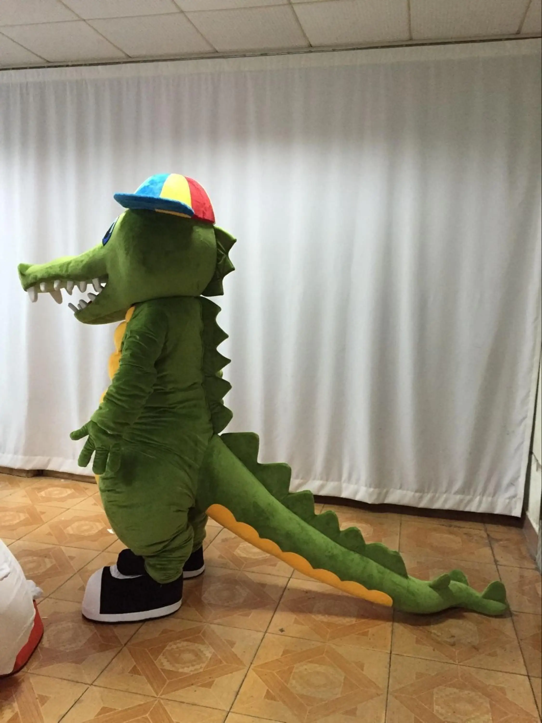 Green Crocodile Kids Party Costume Alligator Mascot ...
