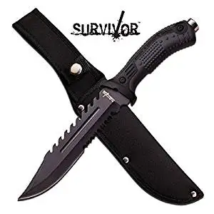 HK-793BK SURVIVOR 0jl8n7z3 HK-793BK FIXED BLADE KNIFE "12.75""" OVERALL 6dc591ig djuiovbdsew d34rtyi FIXED BLADES knnj8l9w9o7 "12.75""" OVERALL "7.5""" 3.2MM BLADE, STAINLESS