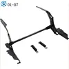 Furniture Mechanism Hinge w/ Screws Single Tube Black Customized Length Coffee Table Lift top Hardware Fitting