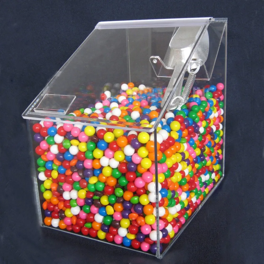 Boîte Présentoir À Bonbons En Acrylique Transparent,20 Pièces,Bac De