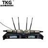 TKG SKM9000 True Diversity Handheld dual channel wireless professional lavalier microphone headset outdoor wireless microphone