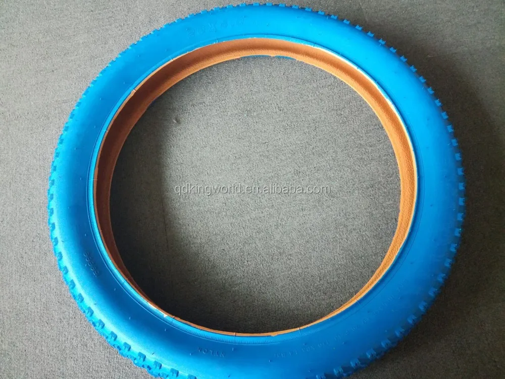 Black Green Yellow Blue Colored Fat Bike Tire 26x4.0 24x4.0 20x4.0