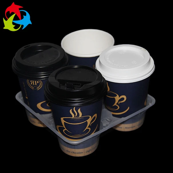 Wholesale Durable Plastic Coffee Cup Holder Tray With Holes Buy