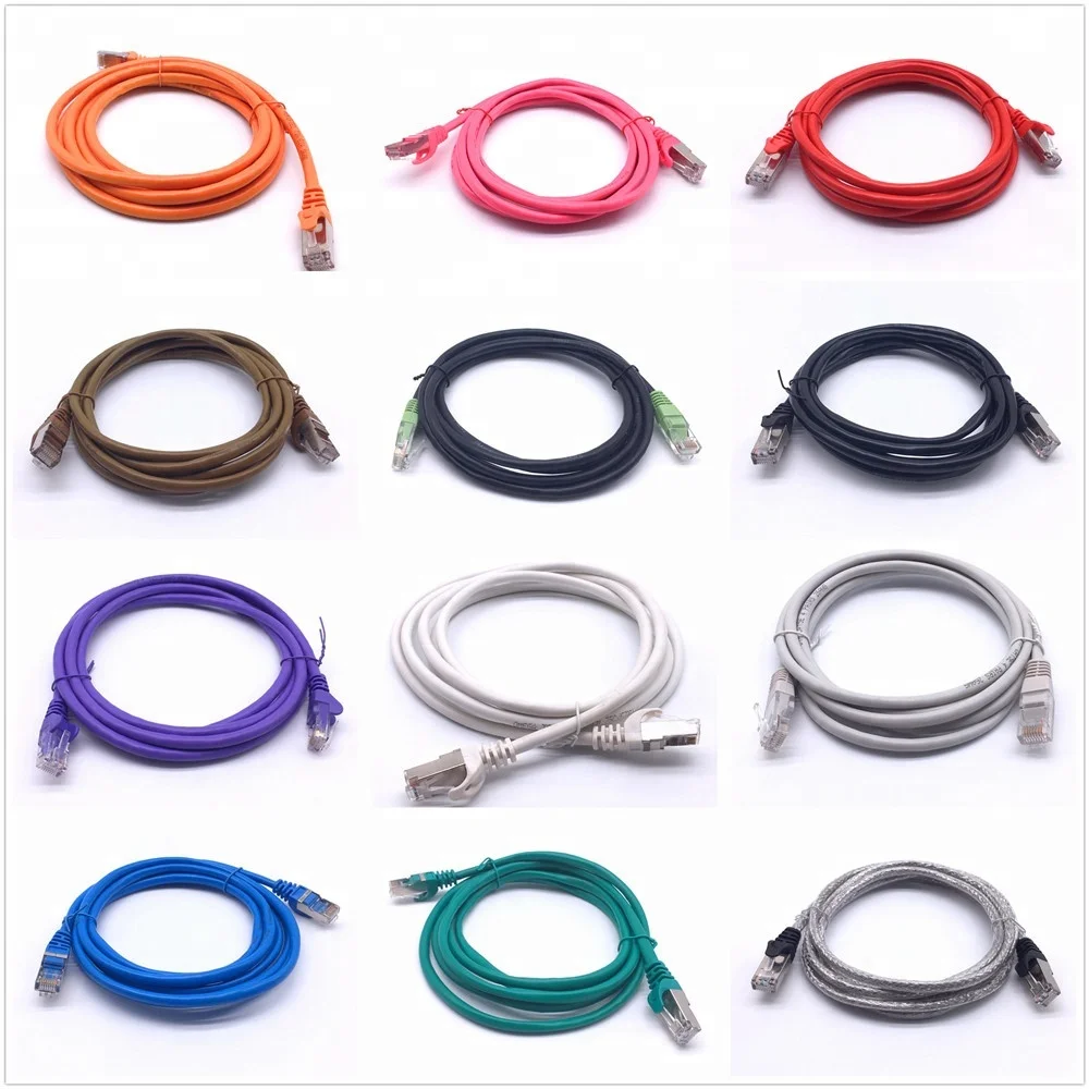 Ce Rohs 305m 1m 2m 5m 3m 10m Ftp Utp Sftp Cat7 Cat8 Rj45 Plug Network