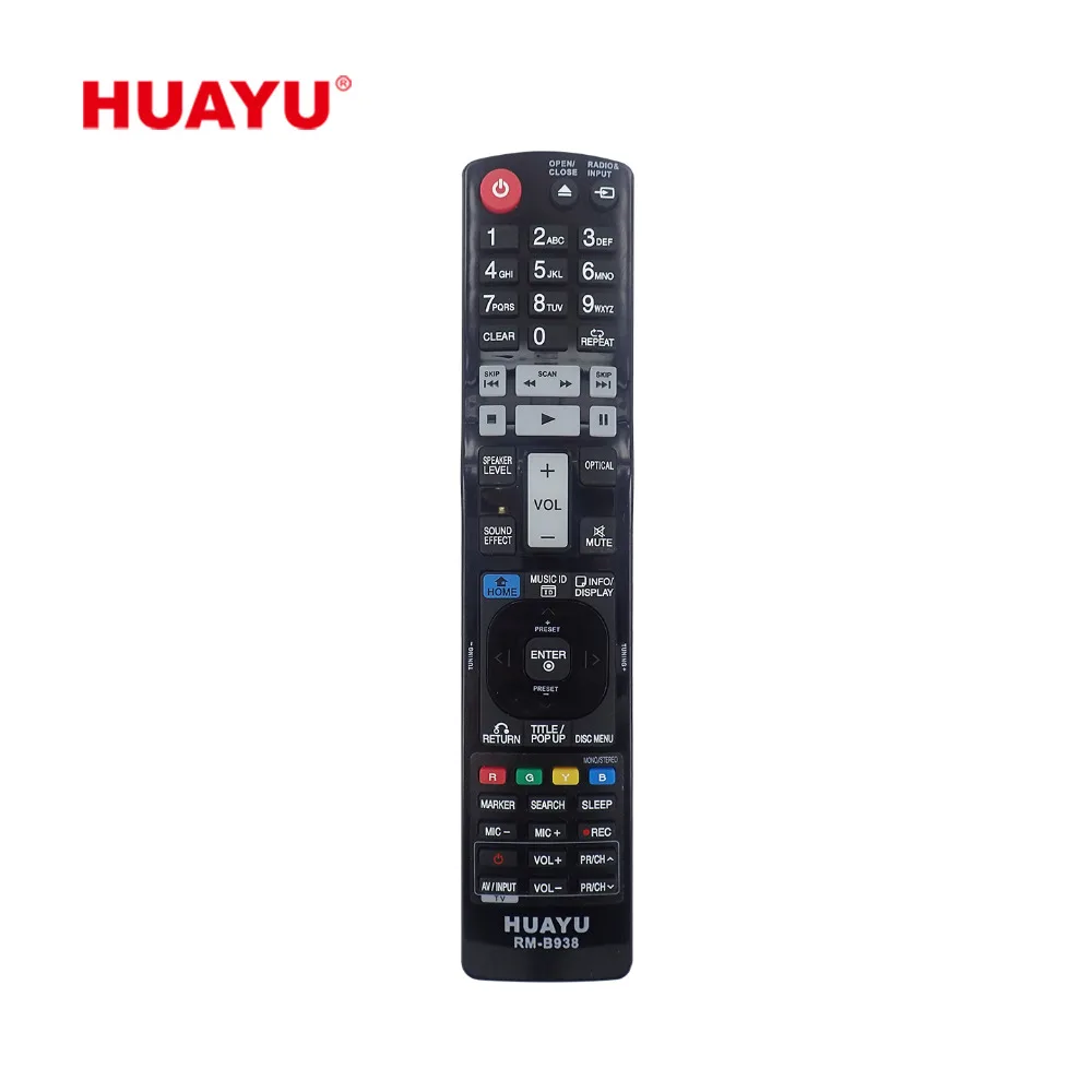 HUAYU TV Vervanging gebruik voor LG afstandsbediening met dezelfde functies als de originele afstandsbediening zwart B938