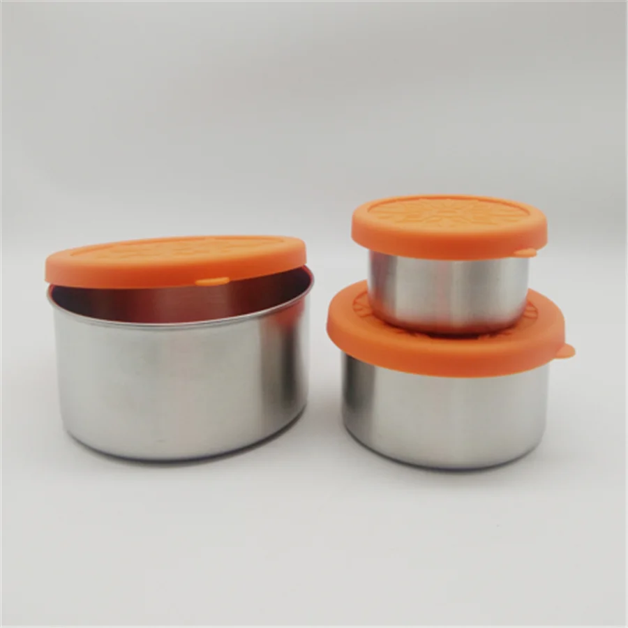 Stainless Steel Food Storage Containers With Leak Proof Lids,Small