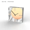 Moon Style with marble on base with 4 inch clock
