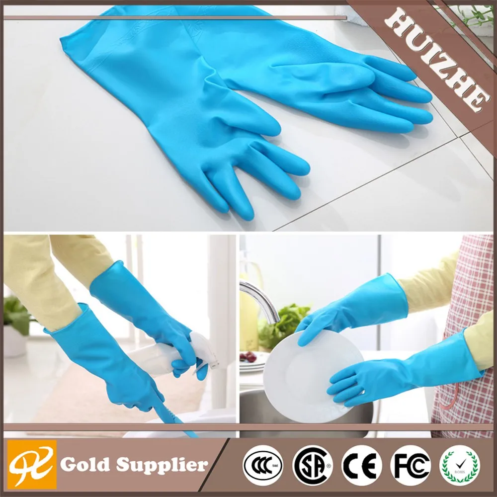 Long Sleeve Warm Gloves,household Rubber Laundry Gloves Dish Washing 