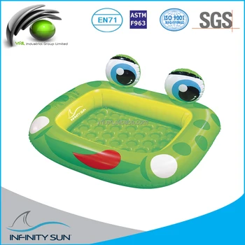 frog inflatable pool