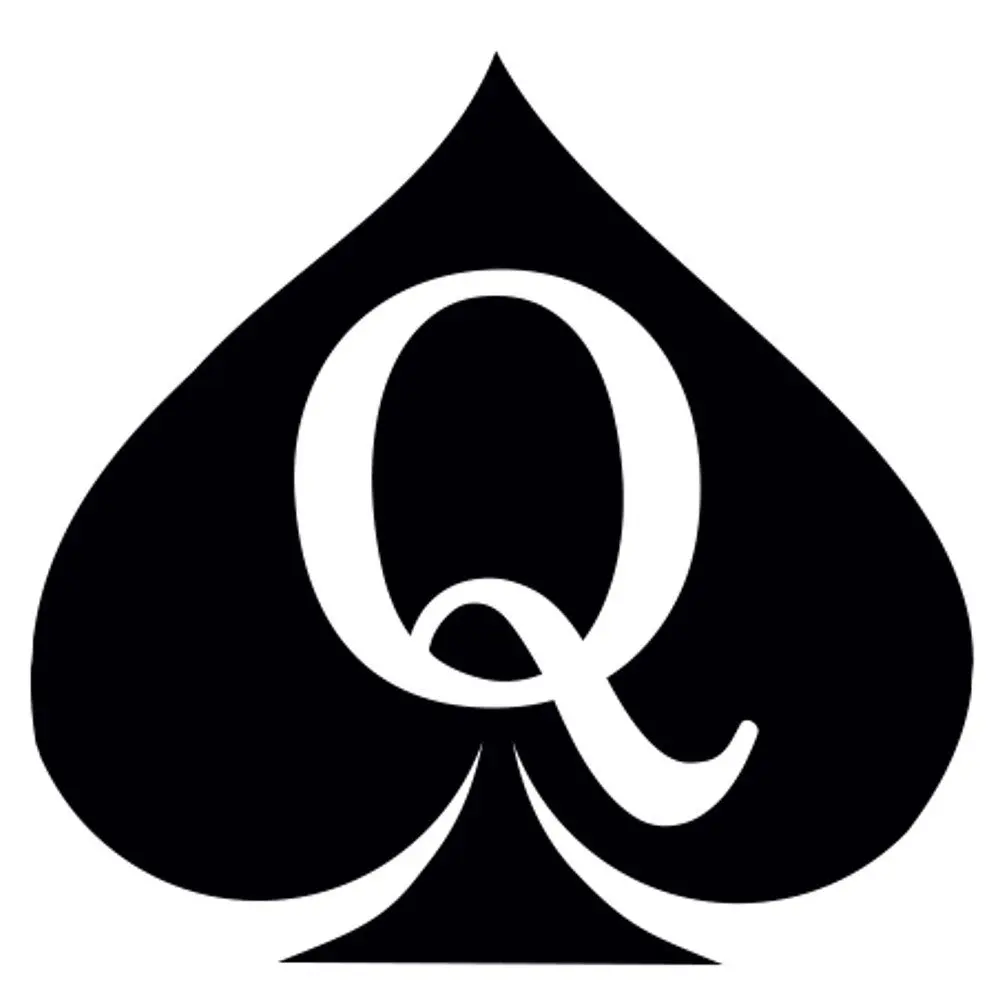 Buy Qos Queen Of Spades Branded Multi Hoop Earrings With Hotwife Vixen