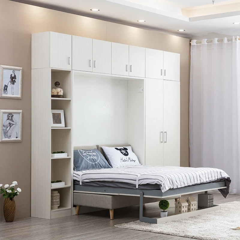 Murphy Wand Bett Mit Sofa,Studio Platzsparende Klappbett,Versteckte