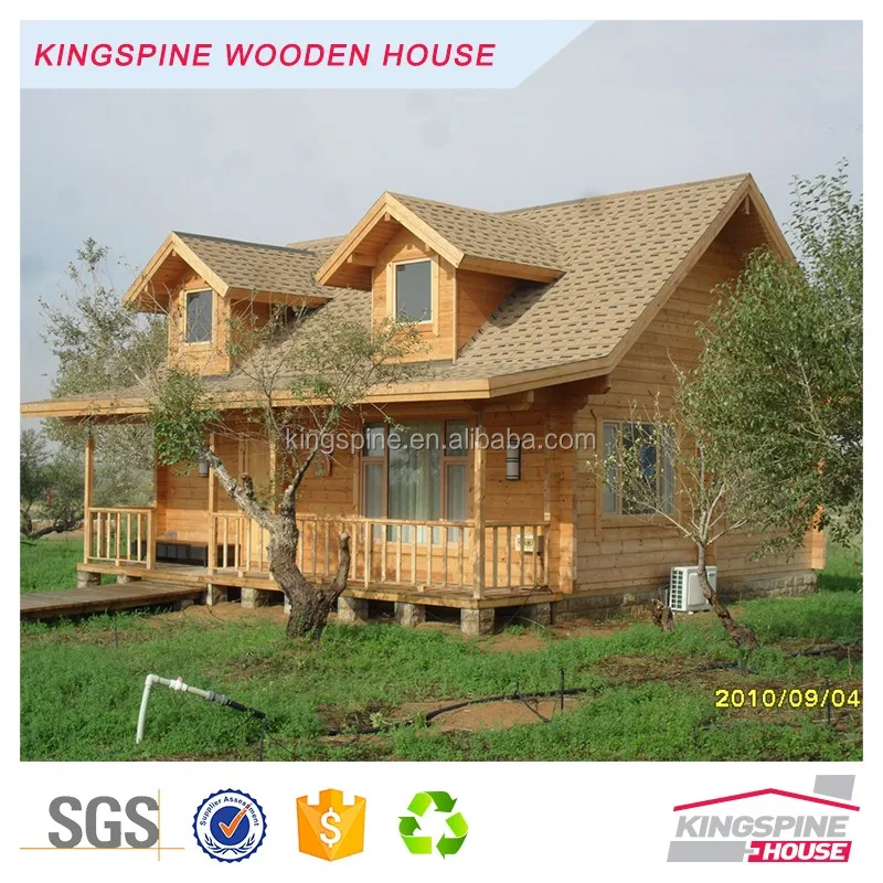 Kompleti drvenih kuća od lijepljenih greda, instalacija