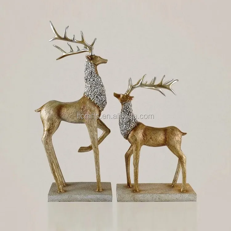 Resin Deer Figurines Type Polyresin Deer Figurines For Decoration Buy