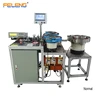 Automatic transformer bobbin magnetic core assembly wrap tape testing winding machine
