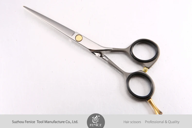 Fenice Private Label Stainless Steel Shears 6 Inch Hair Cut Scissors for Hairdressers