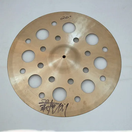 High Quality Effect Cymbal/ Hole Cymbal For 22" Ride Cymbal For Drum