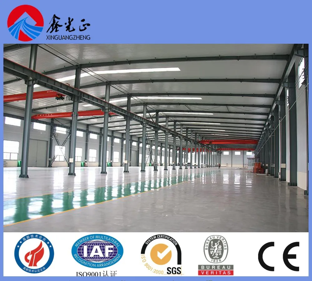 100*30m high quality steel structure prefabricated warehouse construction costs