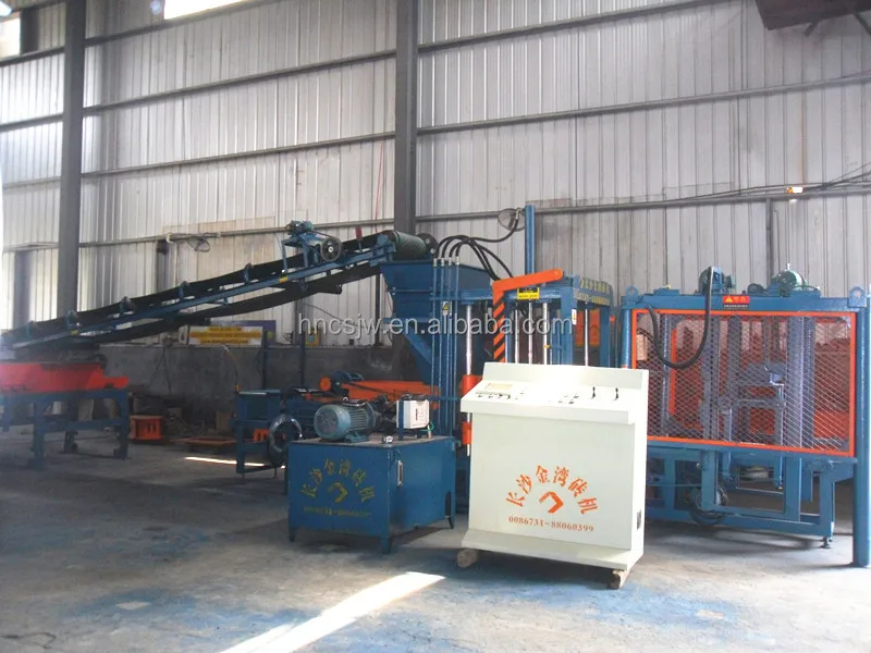 Otomatis Semen Fly Ash Mesin Bata Interlocking Paving 