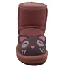 Cats wholesale cute children snow boots shoes, winter kids fur boots in stock JLX-CF-17