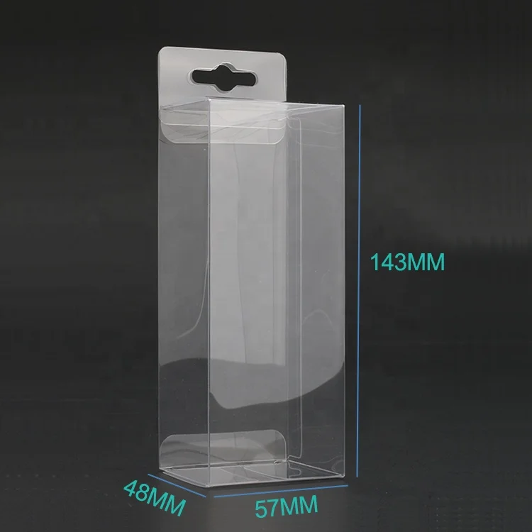 Прозрачный биоразлагаемый ПЭТ-дисплей пластиковая коробка упаковка складная коробка ПВХ прозрачная пластиковая упаковка коробка