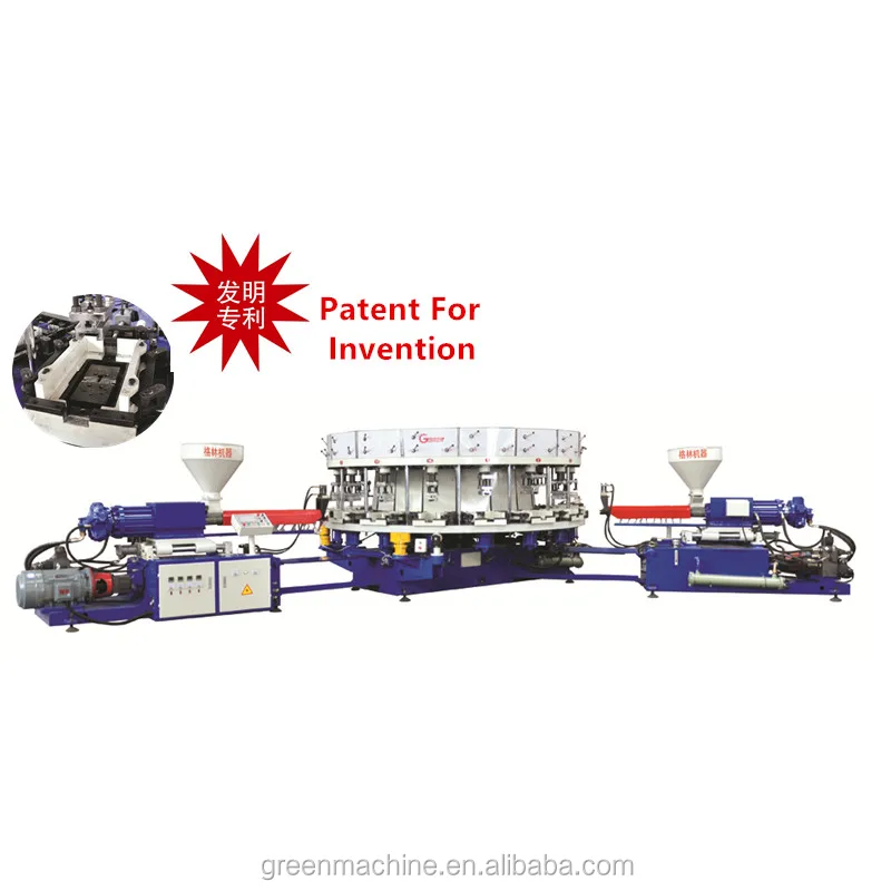 
Ezhou Green Machinery Quality Pvc/tpr Rotary Dip Shoe Injection Moulding Machine 