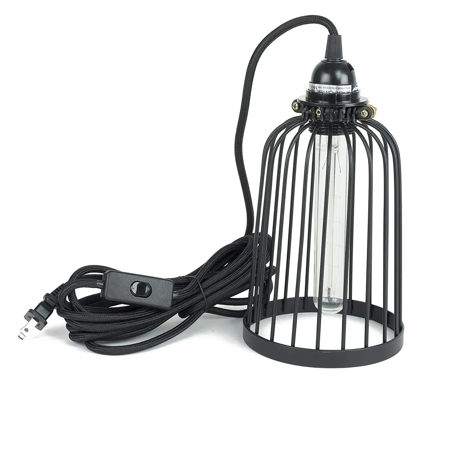 Lamp Cover Bird Cage Design Metal Wire Light Cage Guard For Diy