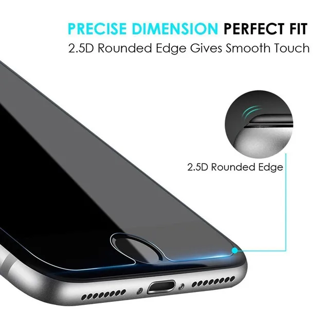 High quality and nice price smart phone protector film tempered glass screen protector for iphone 6 6s 6 plus 6s plus 7 7plus 8