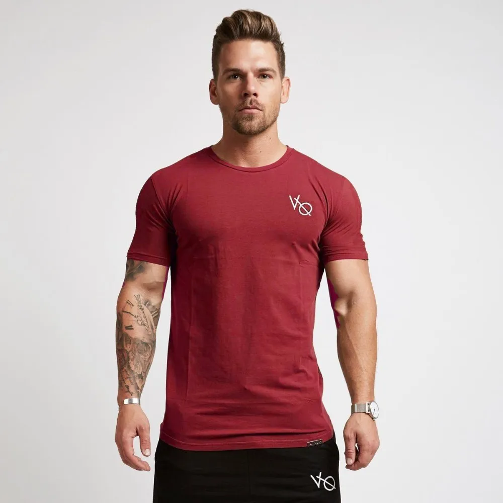 Men Running Cotton T Shirt Gym Shirt Fashion Sports And Leisure Fitness T Shirt - Buy Men T 