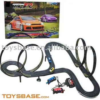 electric track car toy