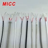 MICC high quality ANSI color code solid/stranded K type thermocouple extension wire