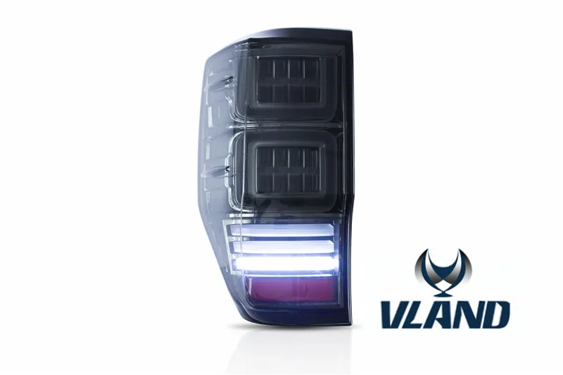 VLAND manufacturer for Car accessory Tail lamp for Ranger full LED Taillight 2015 2016 2017 for Ranger Tail light smoke color