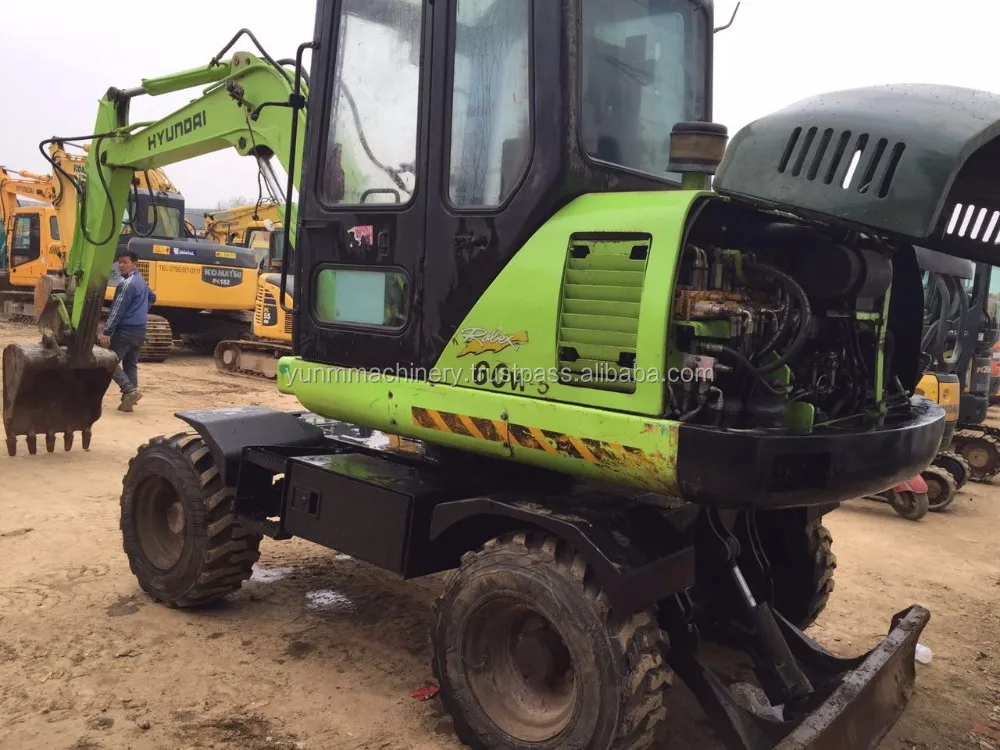 Hyundai R60w5 Used Wheel Excavator For Sale Buy Mini Excavator