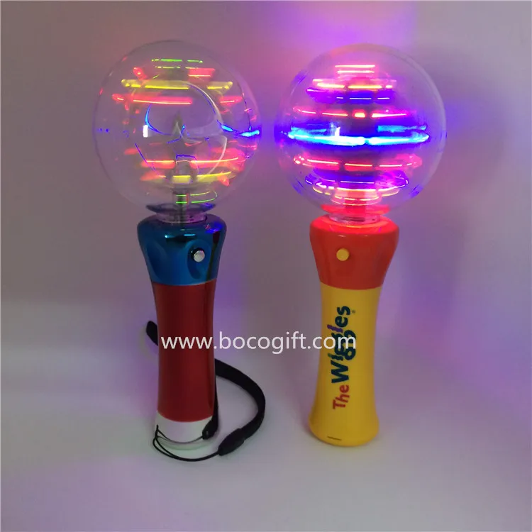 light up spinning wand