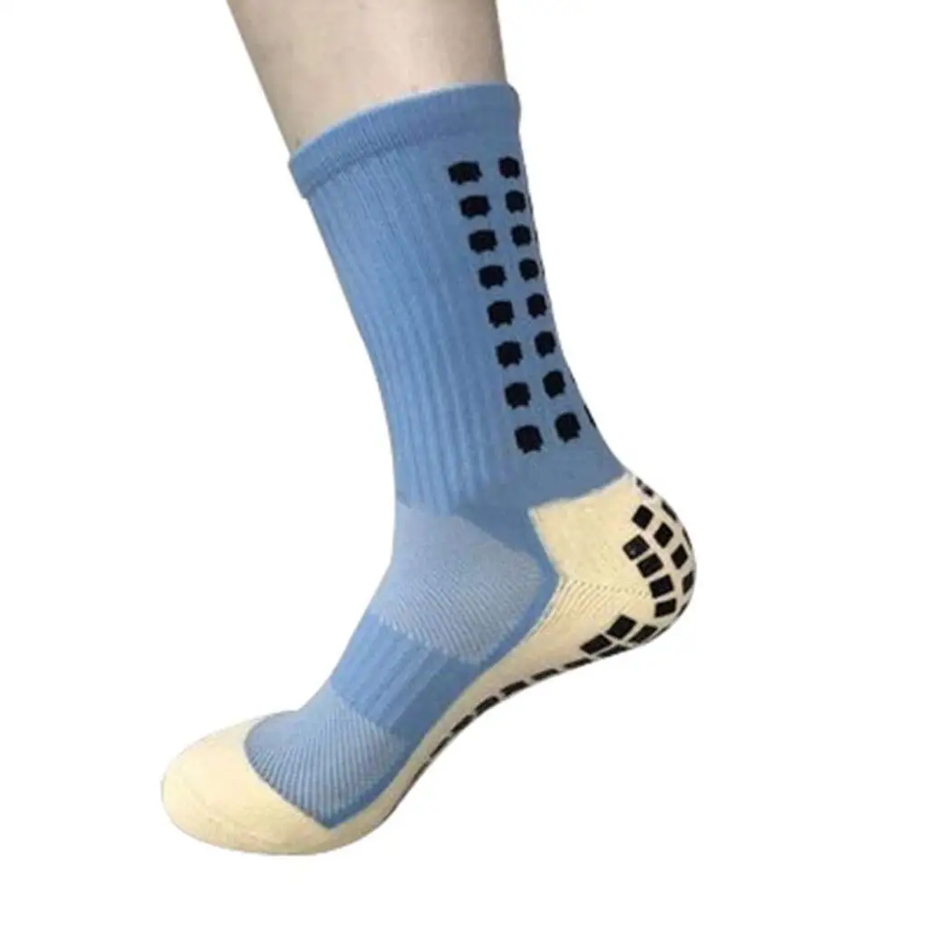 Potato001 1 Pair Men Sports Cotton Stripe Pattern Breathable Stretchy Short Boat Socks