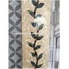 Bathroom waterjet marble border, well polished mosaic border line